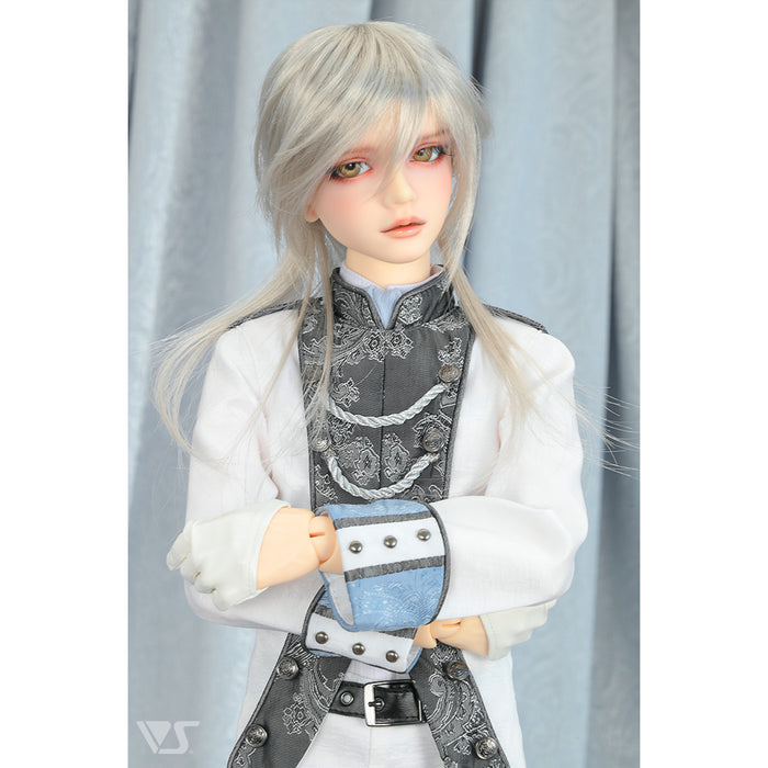 Gothic Half Palm Gloves (White)