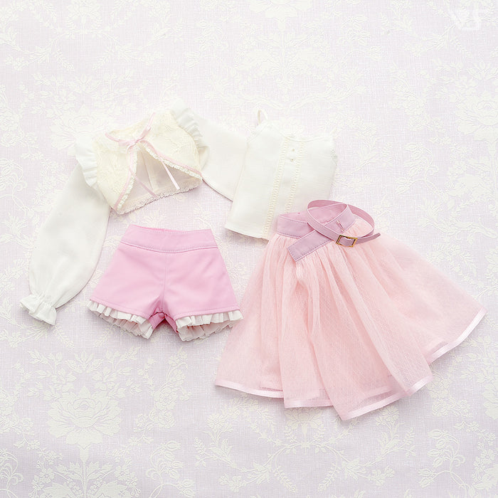 Girly Wrap Skirt Coord Set