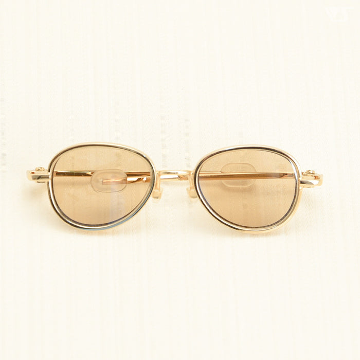 Sunglasses (Gold Frame / Brown)