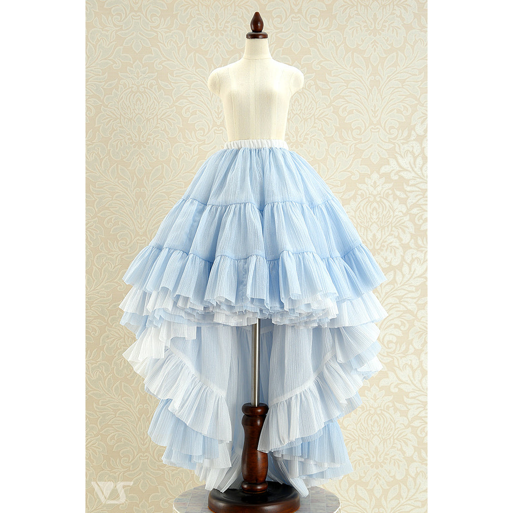 【POMIII PARTGE】mermaid frill tulle skirt Reversible Princess Pompon Skirt (Mermaid) — VOLKS USA, INC.
