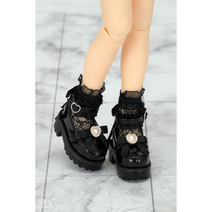 SDM Lace Short Socks / Mini (Black & Frills)