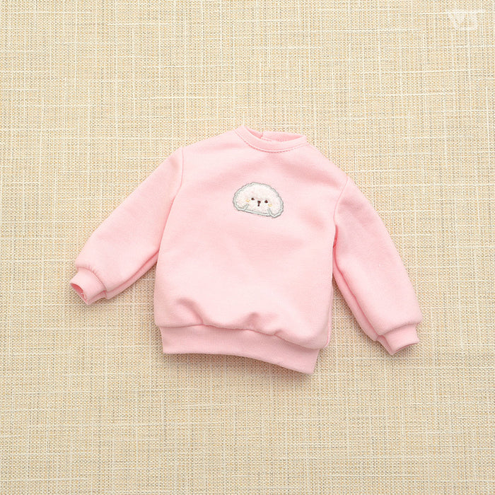 Poodle Sweat Shirt / Mini (Pink)