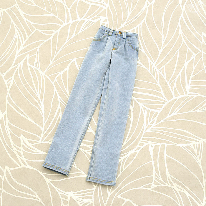 002 Tuck Wide Jeans / DD (Pale Blue)