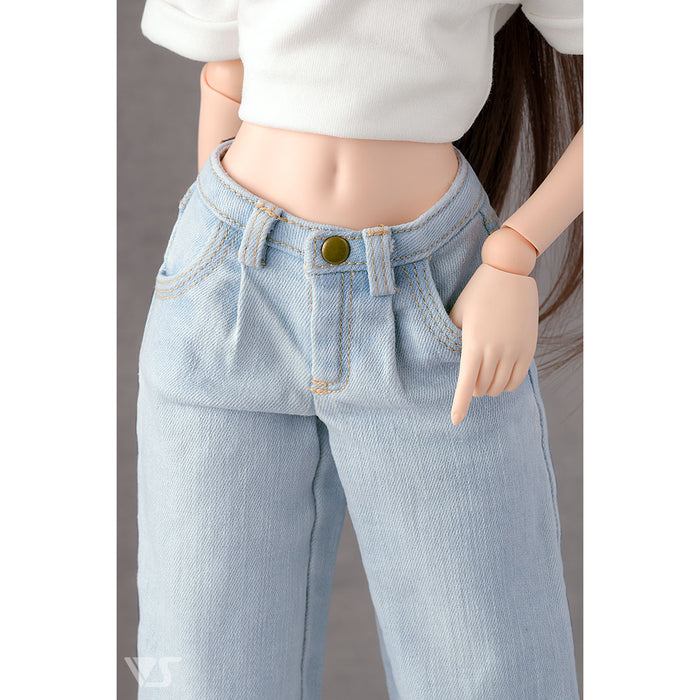 002 Tuck Wide Jeans / DD (Pale Blue)