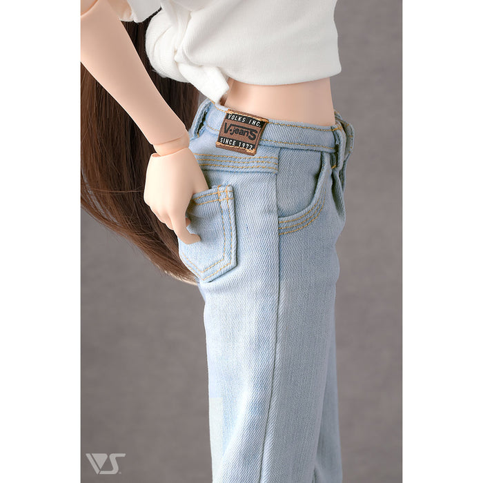 002 Tuck Wide Jeans / DD (Pale Blue)