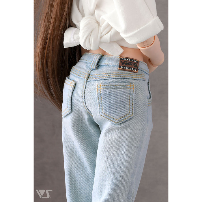 002 Tuck Wide Jeans / DD (Pale Blue)