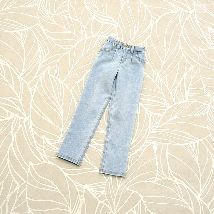 002 Tuck Wide Jeans / SD (Pale Blue)