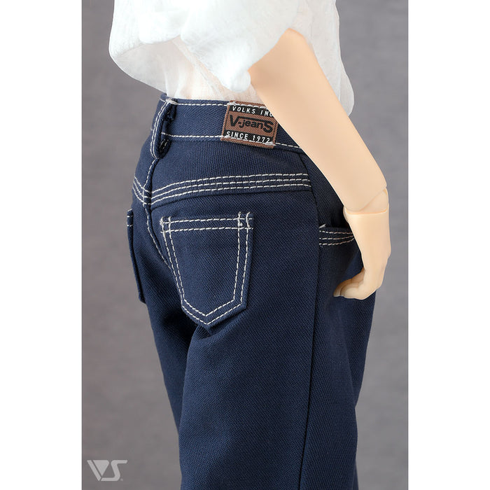 002 Tuck Wide Jeans / SD (Navy)