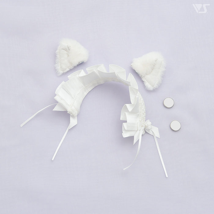 Cat Ears & Headdress Set (White)