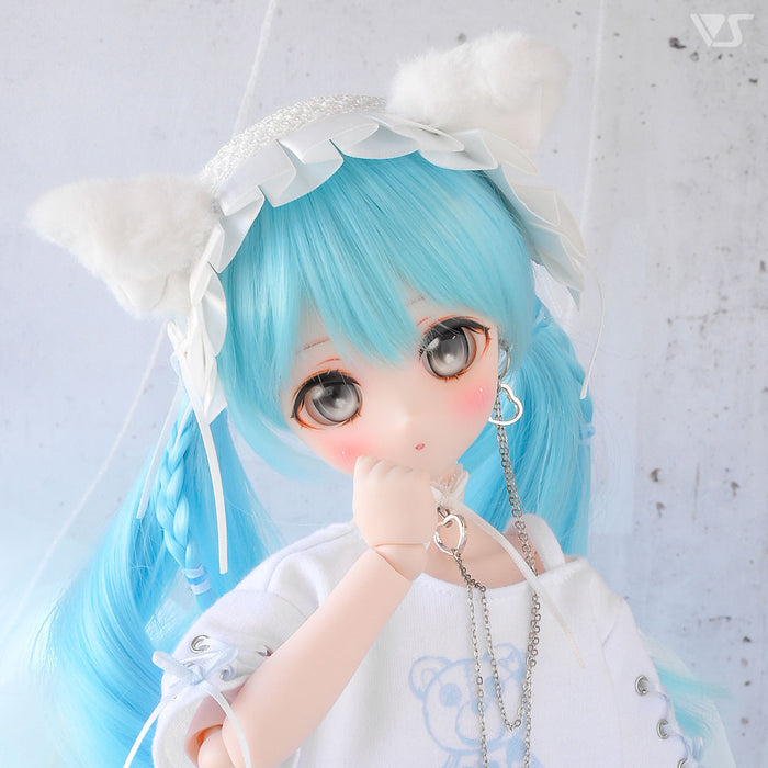 Cat Ears & Headdress Set (White)