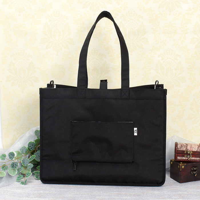 Uchinoko-Kawaii Dollfie Tote Bag (Black)