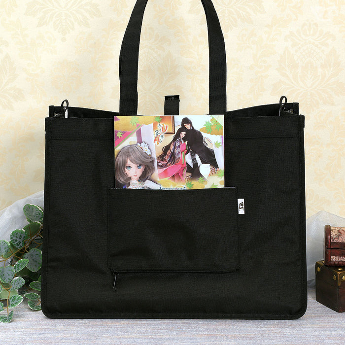 Uchinoko-Kawaii Dollfie Tote Bag (Black)