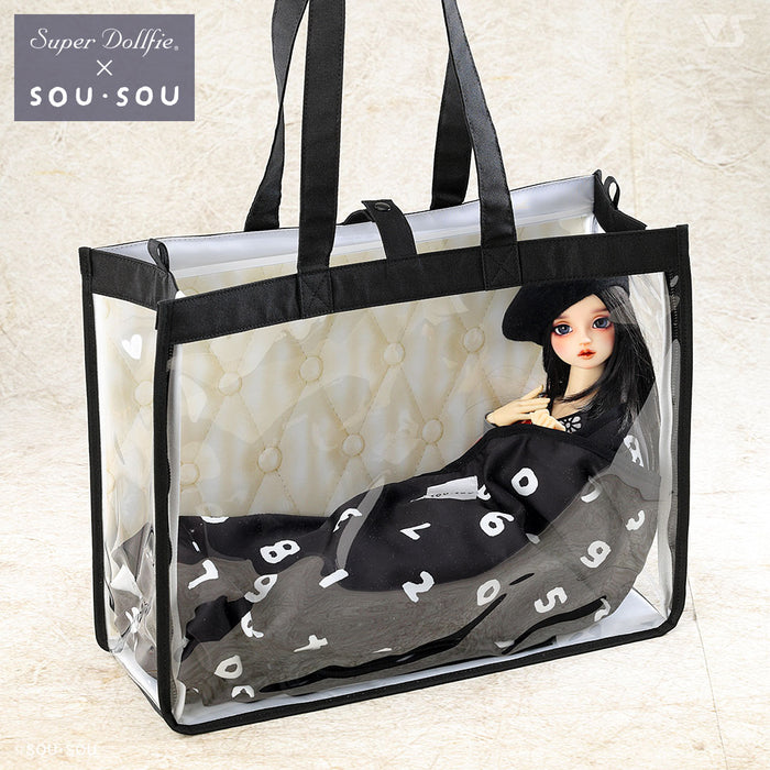 Uchinoko-Kawaii Dollfie Tote Bag (Black)