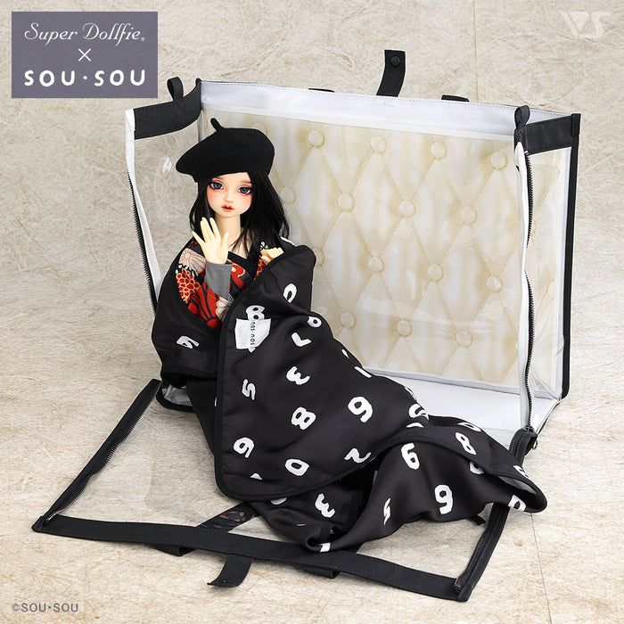 Uchinoko-Kawaii Dollfie Tote Bag (Black)