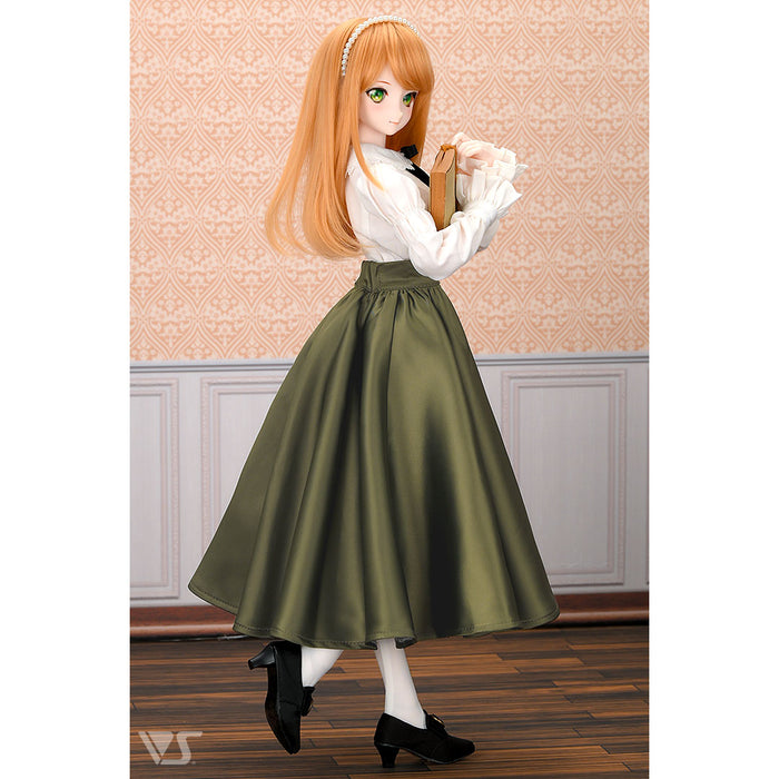 Classical Flare Skirt (Moss Green)