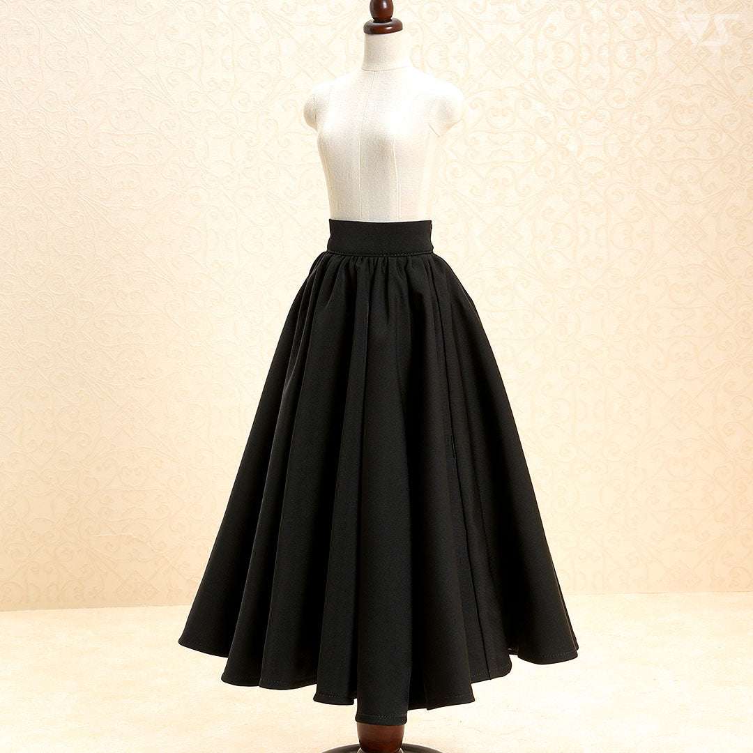 Classical Flare Skirt (Black) — VOLKS USA, INC.
