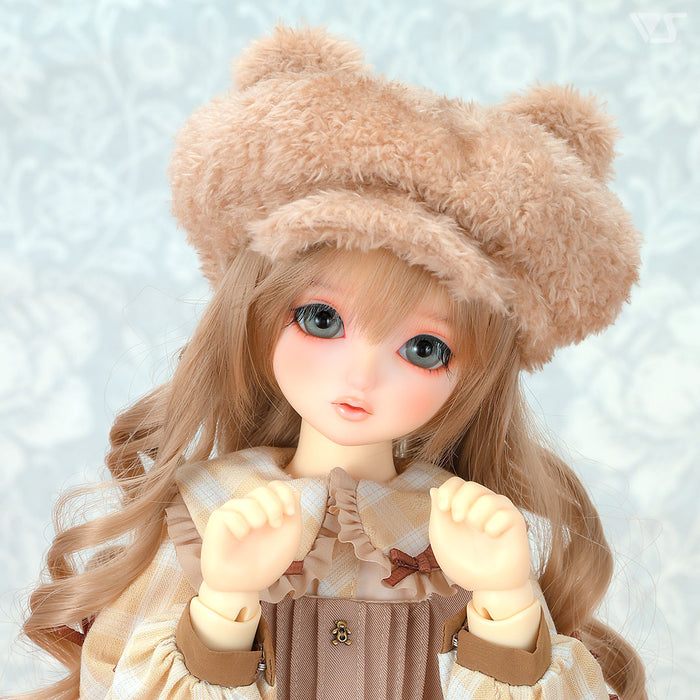 Bear Ears Newsboy Cap (Mocha)