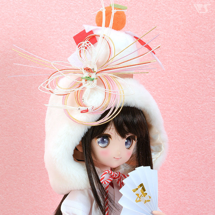 Kagami Mochi Cap & Folding Fan Set