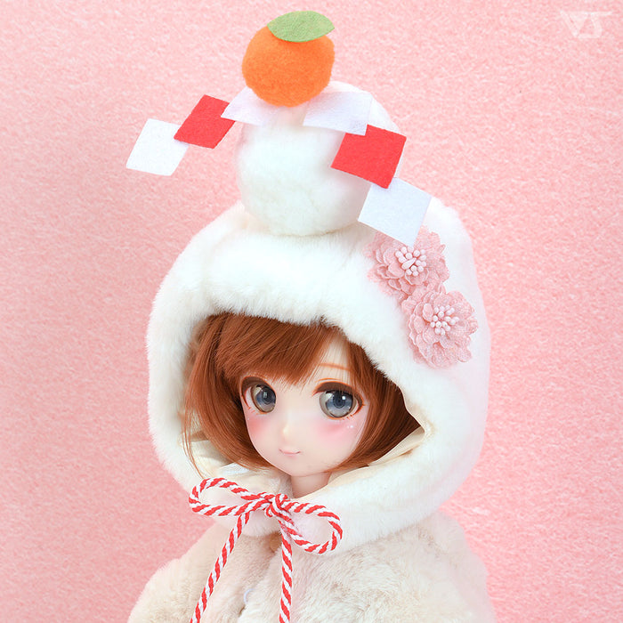 Kagami Mochi Cap & Folding Fan Set