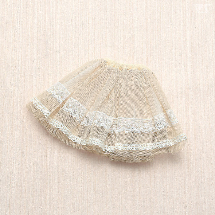 Tulle Skirt / Mini (Ivory)