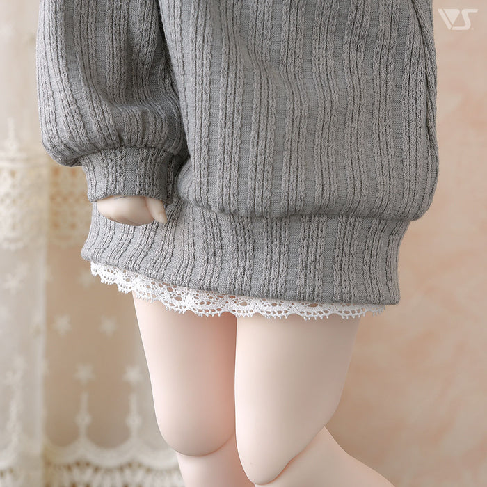 Gray Rib Knit Set