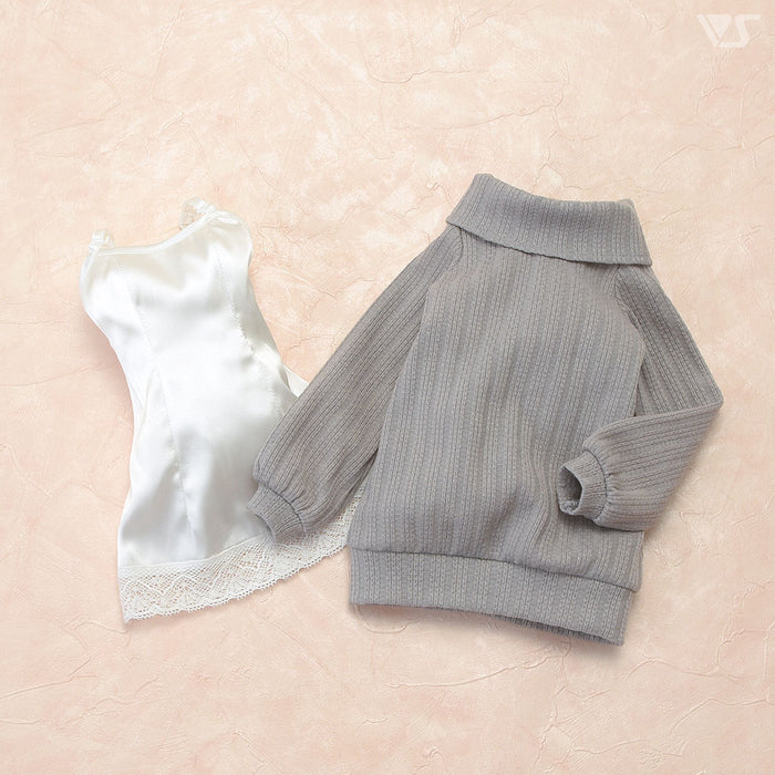 Gray Rib Knit Set