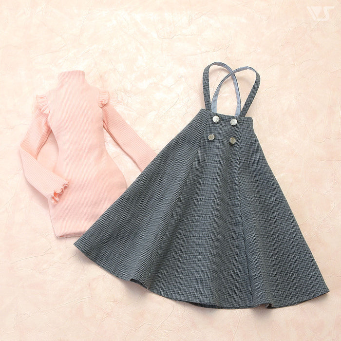 High Waist Skirt & Knit Dress Set