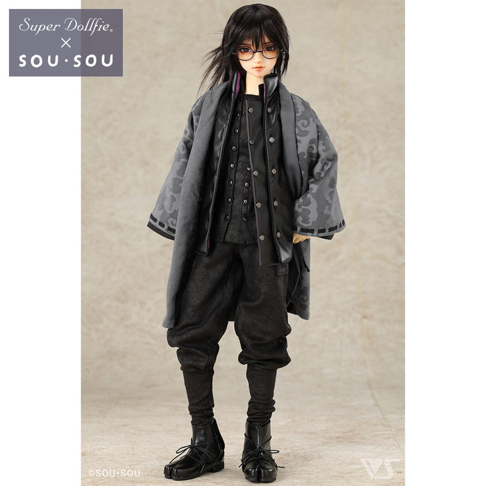 SOUSOU Kyuchu Sode Ken Hitoe Coord Set