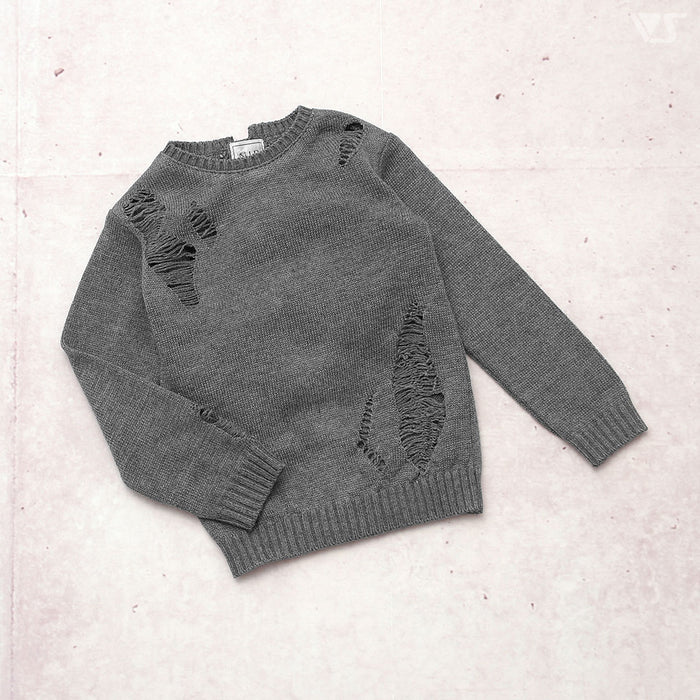 Damage Oversize Knit (Ash)