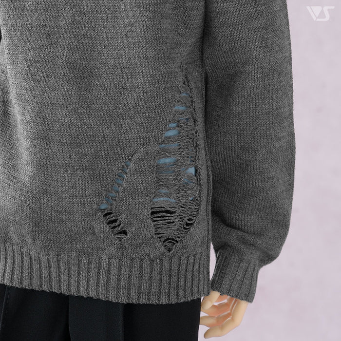 Damage Oversize Knit (Ash)