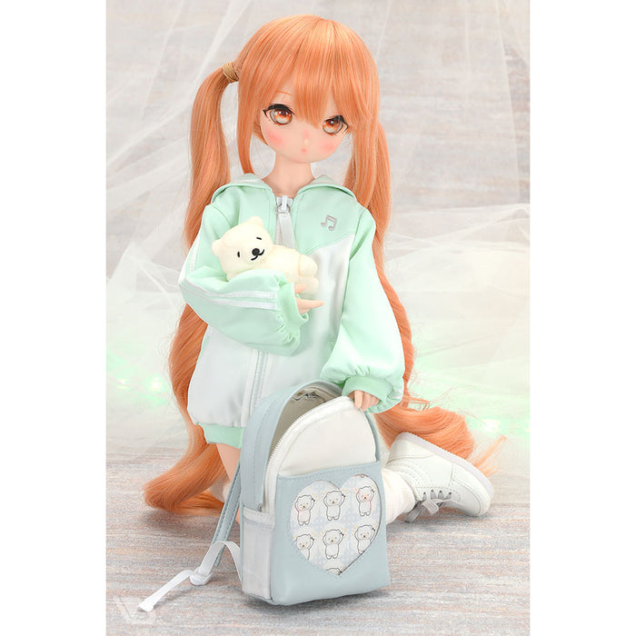 Heart Transparent Ita-Bag (Pale Blue)