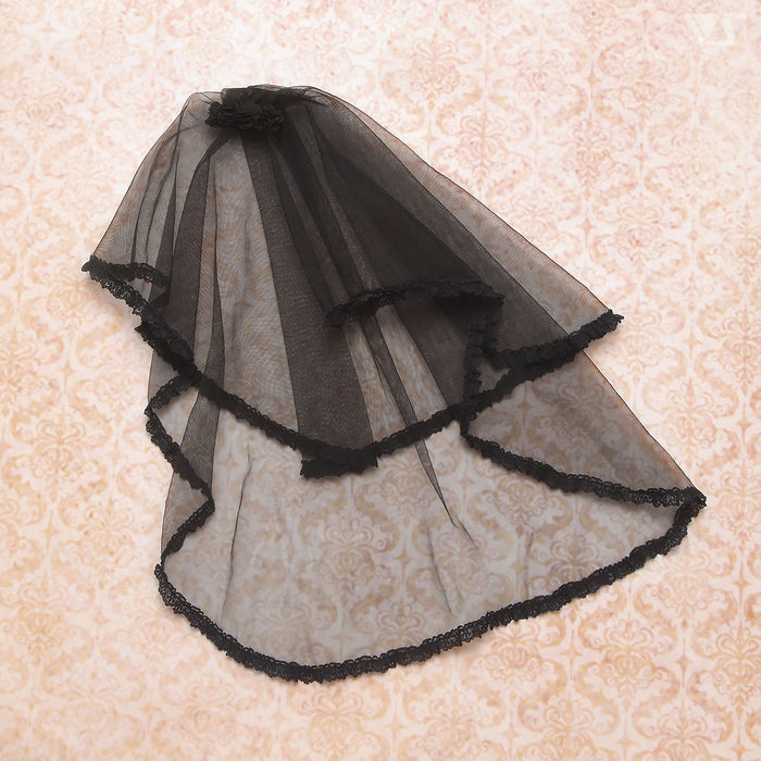 Dress Up Veil (Black / Tulle)