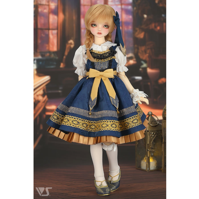 Etoile Pinafore Dress Set / Mini (Navy)