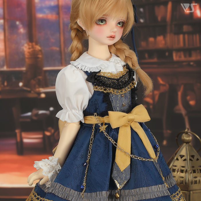 Etoile Pinafore Dress Set / Mini (Navy)
