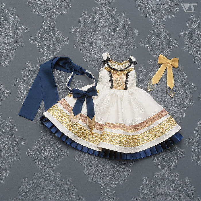 Etoile Pinafore Dress Set / Mini (White)
