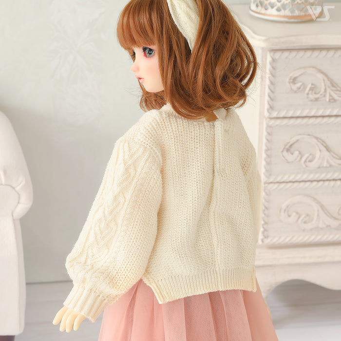 Loose Knit Sweater Set / Mini (Ivory)