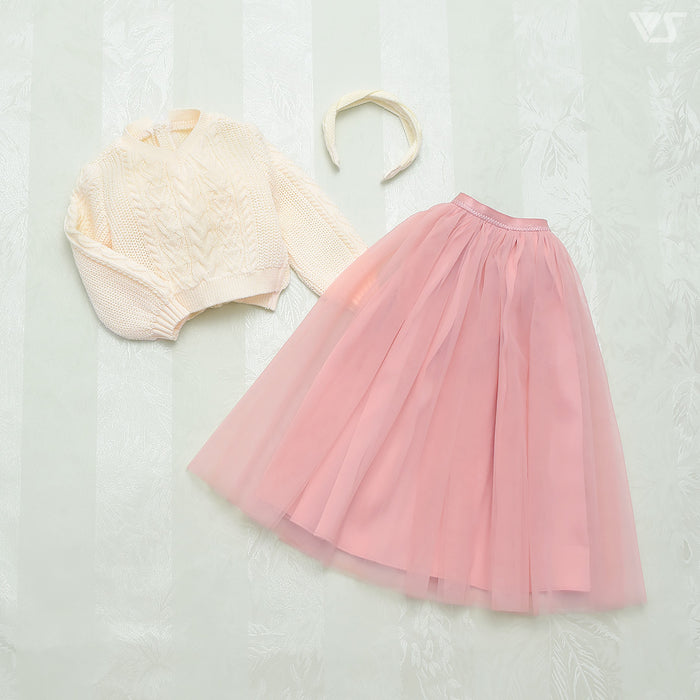 Loose Knit Sweater Set (Ivory)