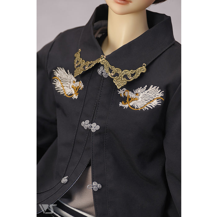 Twin Dragon Fang Embroidery Jacket