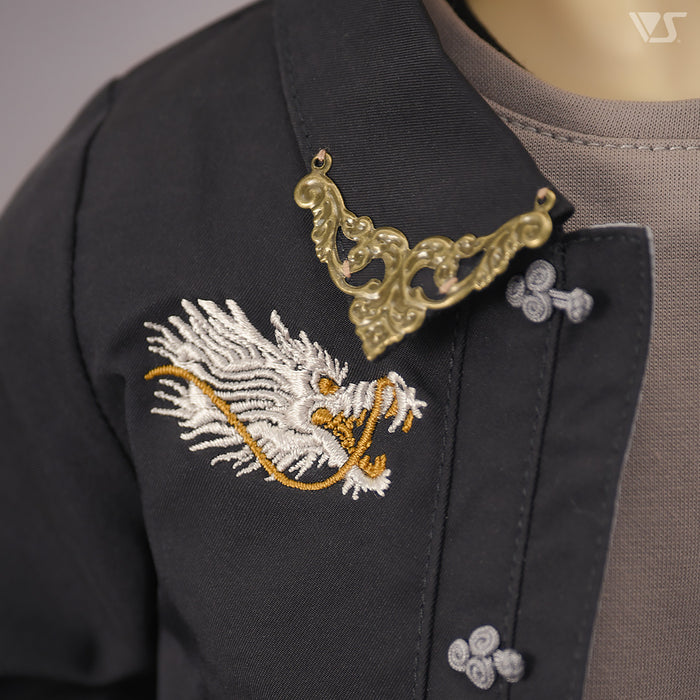 Twin Dragon Fang Embroidery Jacket