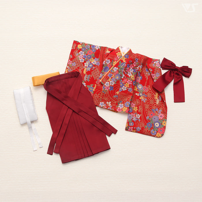 Gorgeous Hakama Set / Mini (Red)