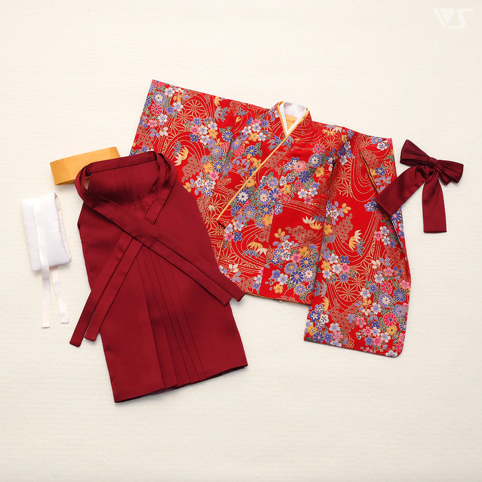 Gorgeous Hakama Set (Red)