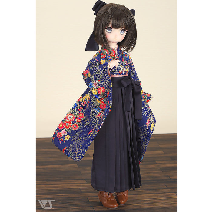 Gorgeous Hakama Set / Mini (Blue)