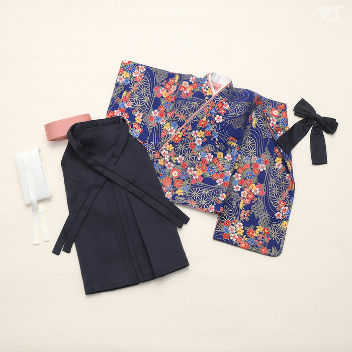 Gorgeous Hakama Set (Blue)
