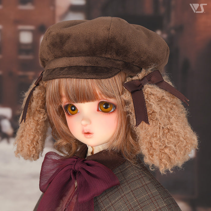 Dog Ears Newsboy Cap (Brown)