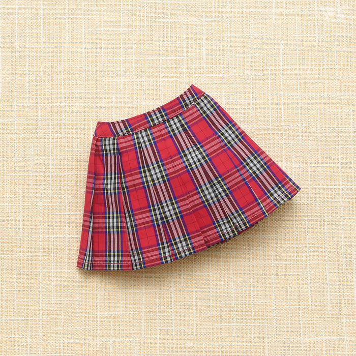 Plaid Skirt (Red / White)