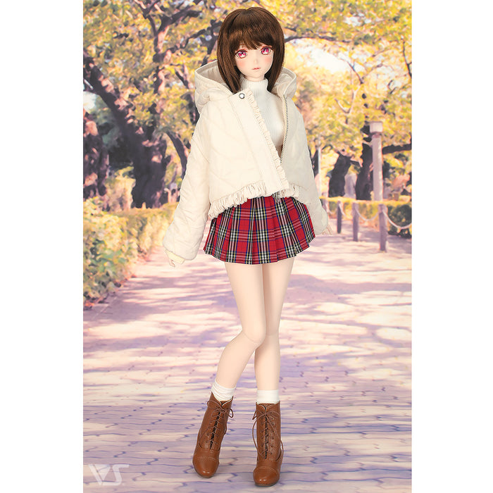 Plaid Skirt (Red / White)