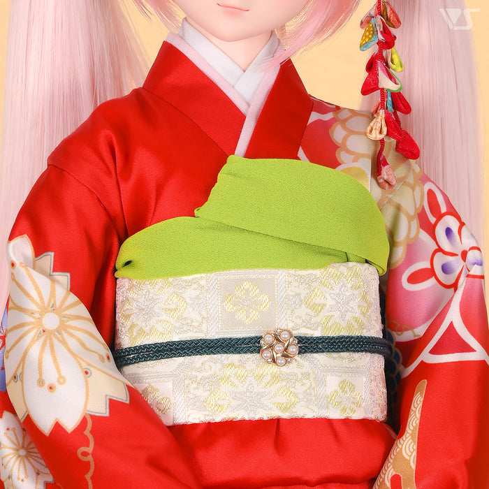 Furisode Kimono Set (Red)