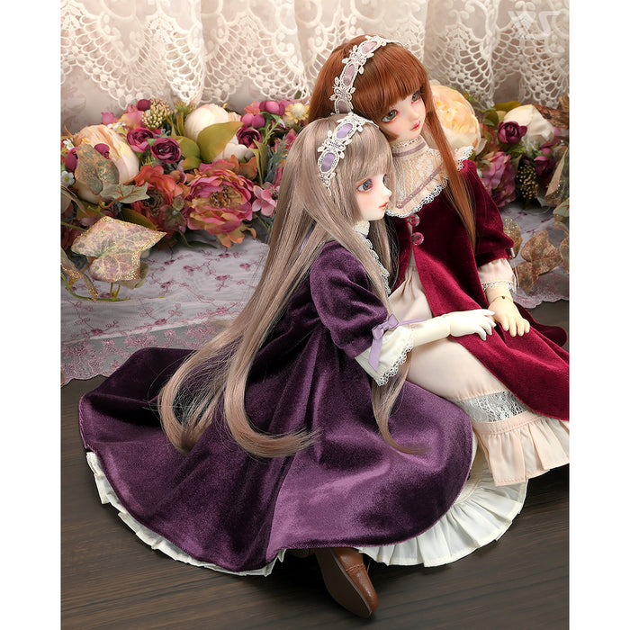 Velour Dress / Mini (Violet)