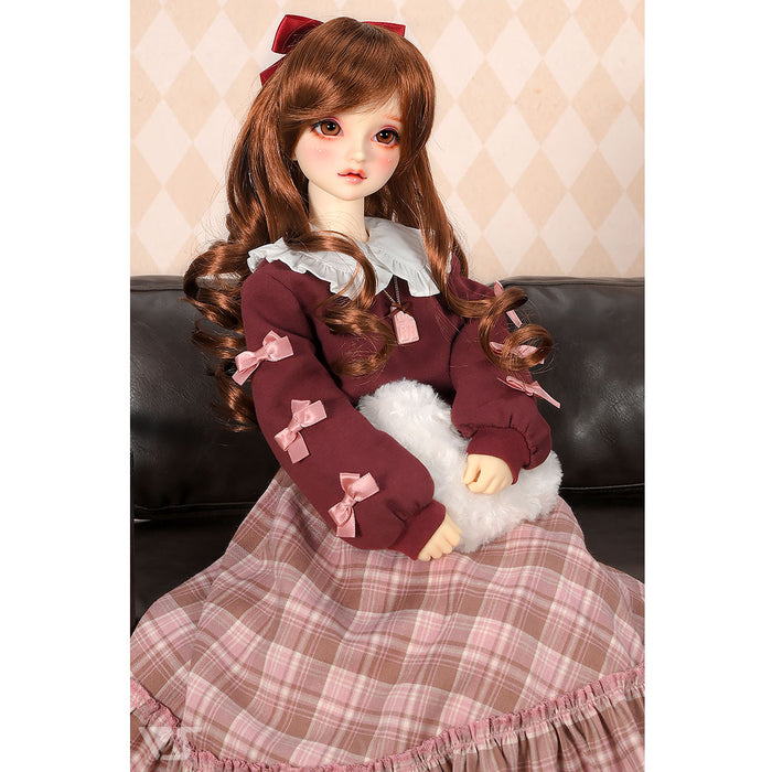 Heart Cushion Set (White & Blue)