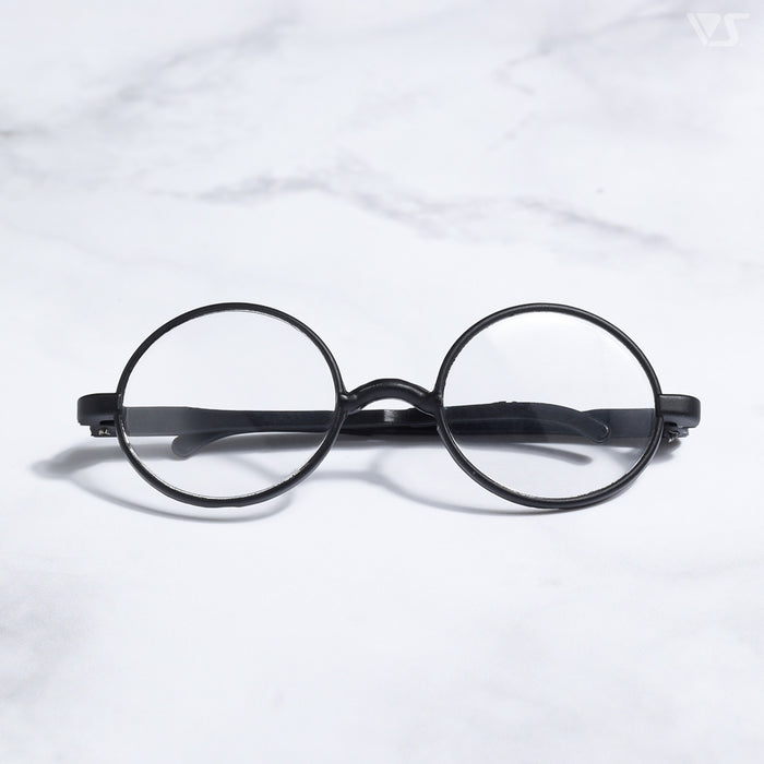 01 - ROUND - Matte Black Glasses